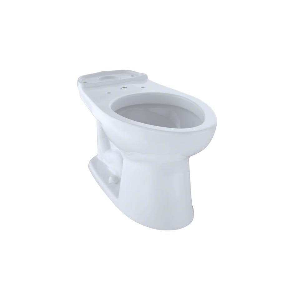 Shop TOTO Eco Drake Cotton White Elongated Chair Height Toilet