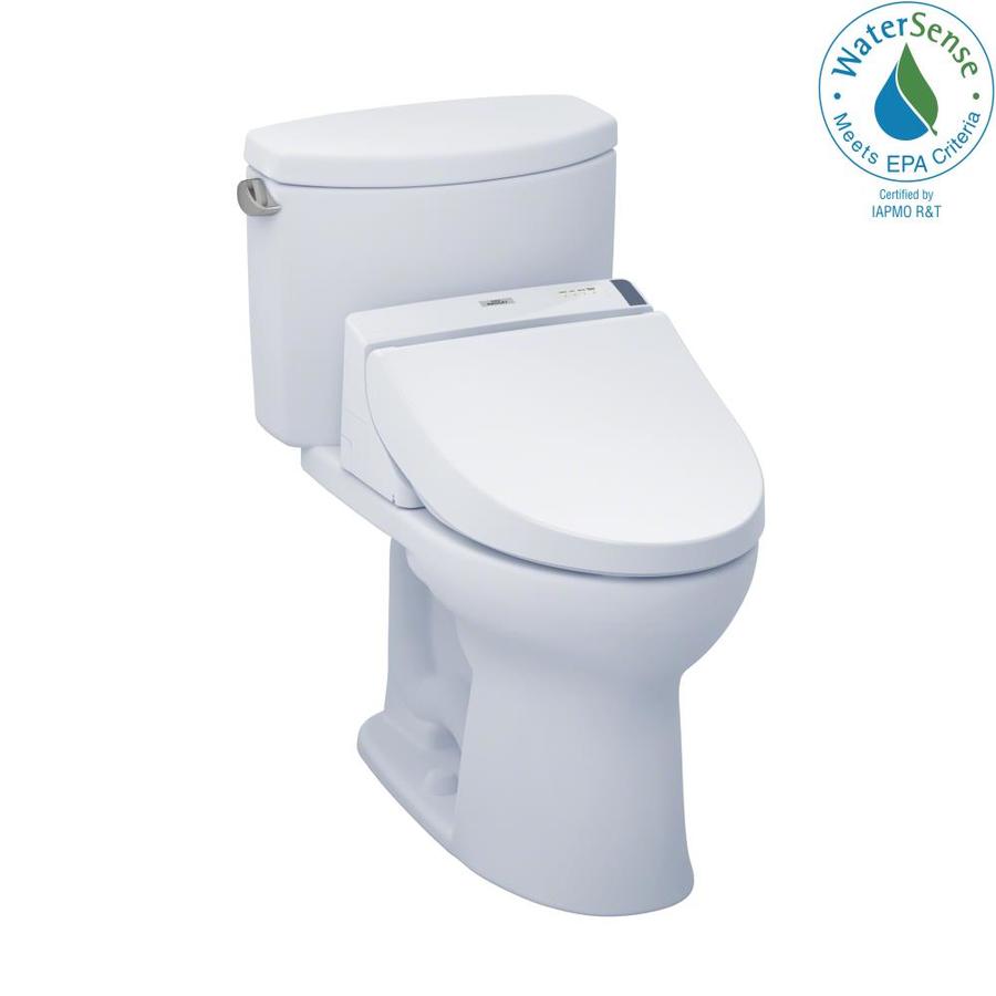 Toto Connect Cotton White Watersense Elongated Chair Height 2