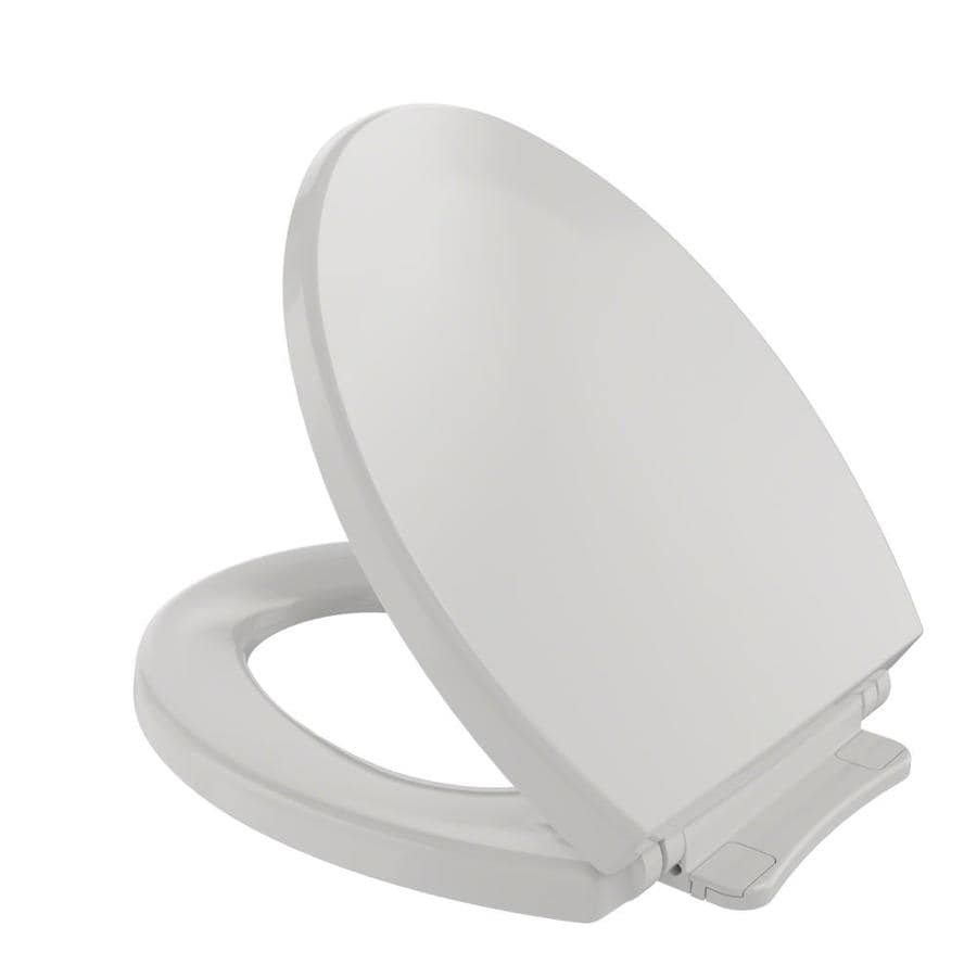 TOTO Plastic Round Slow-Close Toilet Seat at Lowes.com