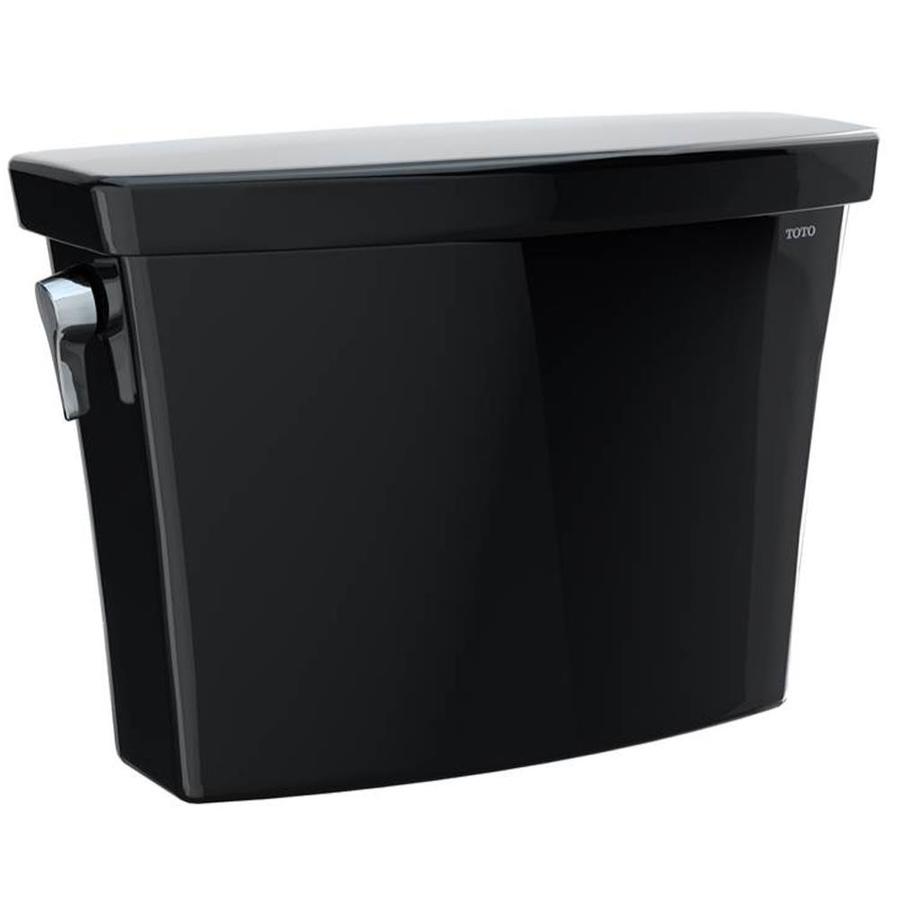 TOTO Drake Ebony 0.8GPF DualFlush High Efficiency Toilet Tank in the