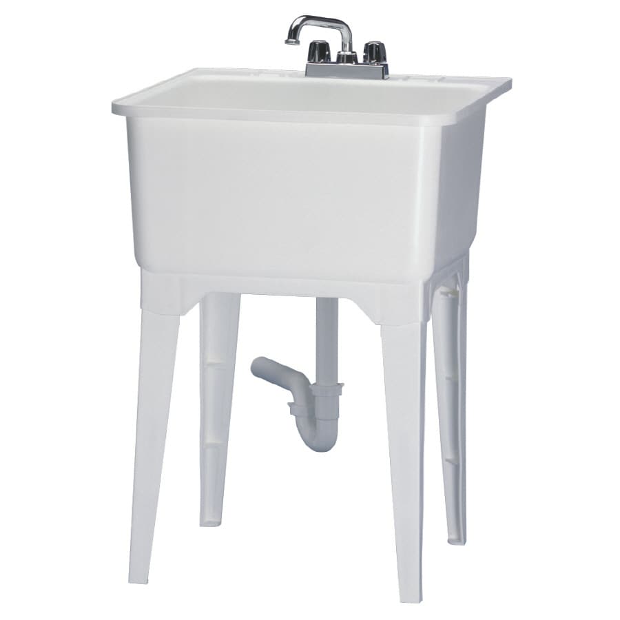 Shop ASB Freestanding Utility Sink with Faucet at