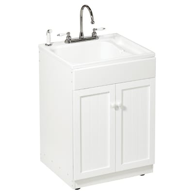 Asb All In One Utility Sink Cabinet Kit At Lowes Com