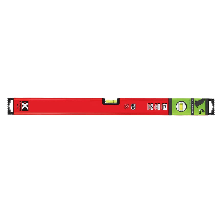 KAPRO Aluminum 72-in 4 Vial Box Beam Level at Lowes.com