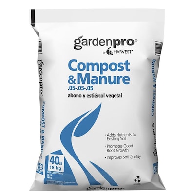 Garden Pro 40 Lb Organic Compost And Manure At Lowes Com