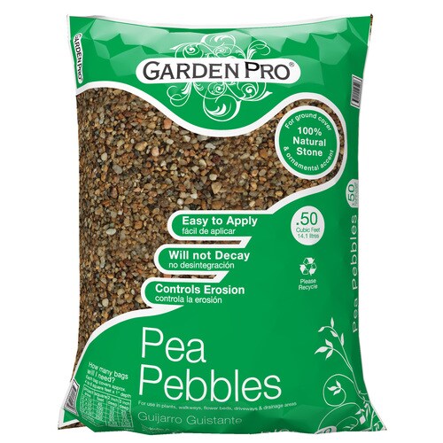 GARDEN PRO 0.5 cu ft Pea Gravel in the Landscaping Rock department at
