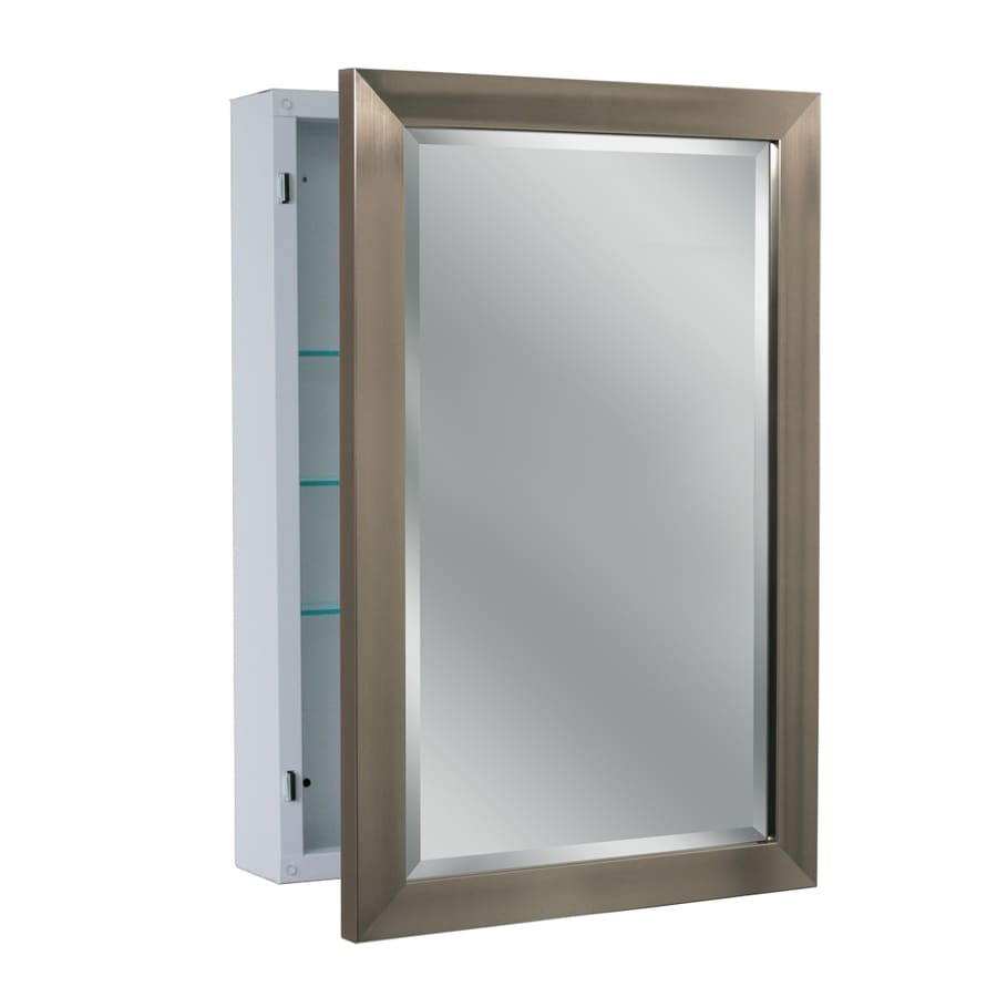 22 25 In X 30 25 In Rectangle Surface Mirrored Medicine Cabinet