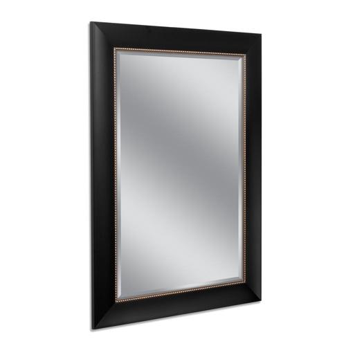 Allen Roth 43 In L X 31 W Black And Silver Beveled Wall Allen Roth 43 In L X 31 W Black