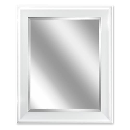 white framed bathroom art