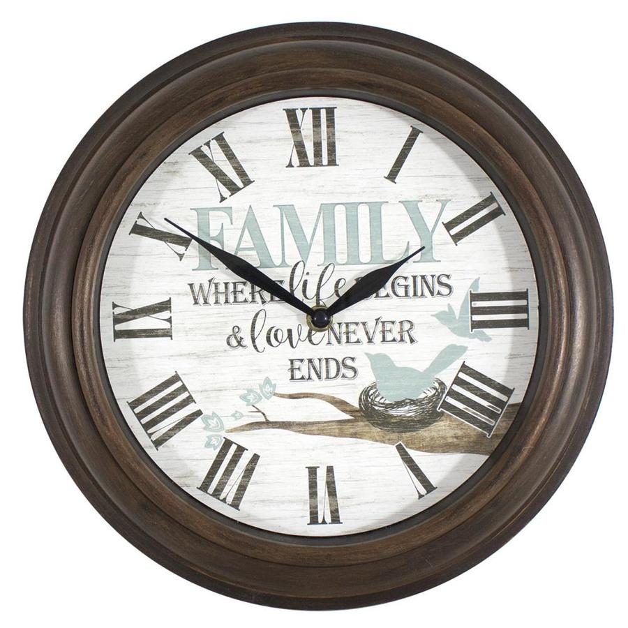 Analog Round Indoor Wall Clock at