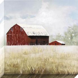 Rustic Barn Landscape Canvas Art