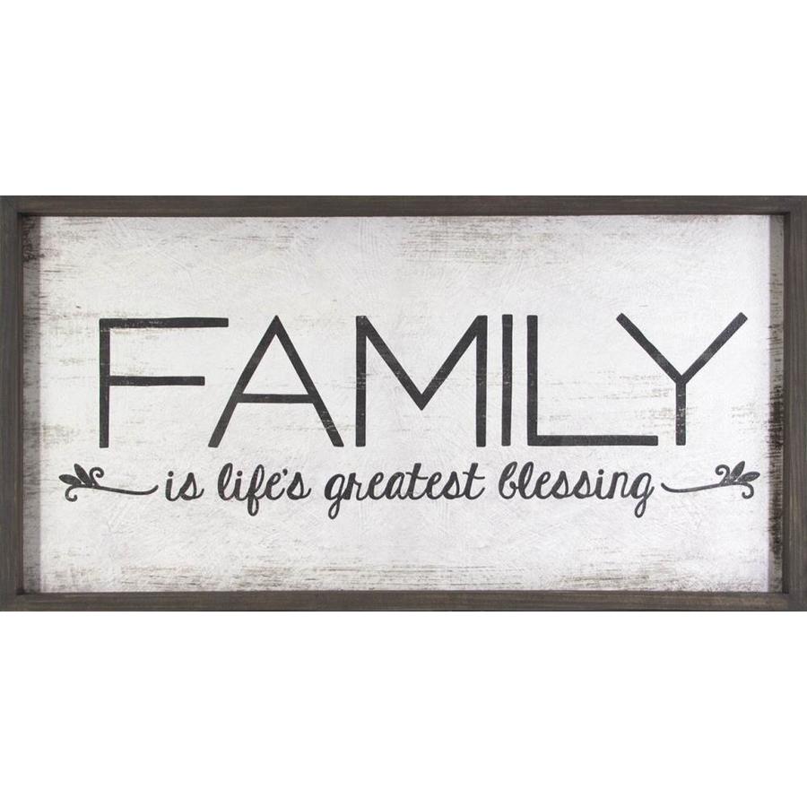 Family Wood Wall  Decor  at Lowes  com