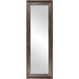 Mirrors Mirror Accessories At Lowes 56 In L X 19 W Barn Wood Polished Floor Mirror