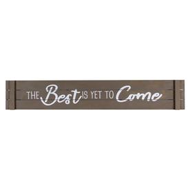 6-in H x 36-in W Inspirational Wood Print