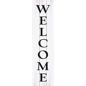 I/O 12-IN x 48-IN Welcome Wood Art
