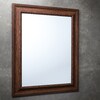 48.5-in L x 38.5-in W Dark walnut Beveled Wall Mirror at Lowes.com