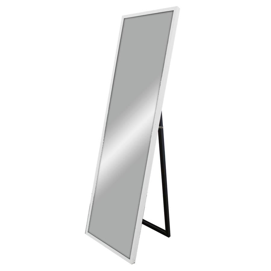 59 In L X 17 7 W White Polished Wall Mirror At Com 59 In L X 17 7 W White Polished Wall Mirror