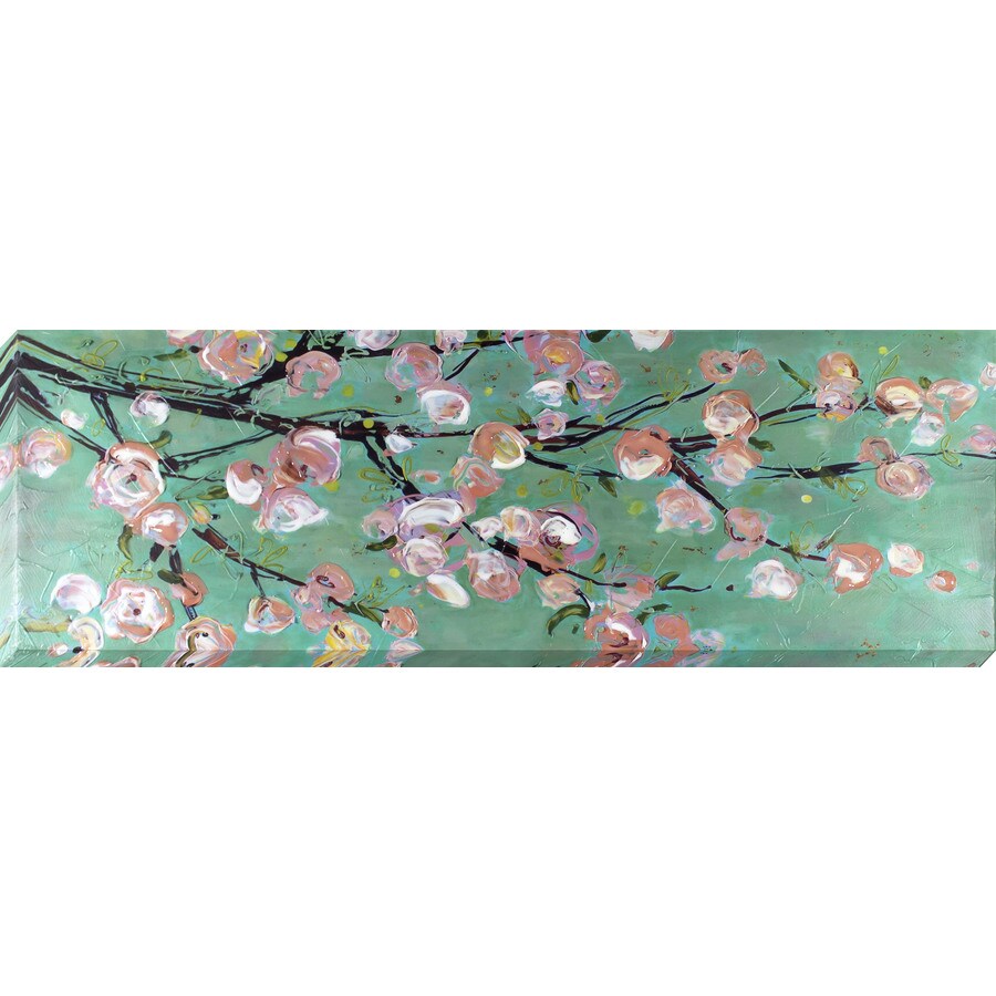 Floral Print on Canvas at