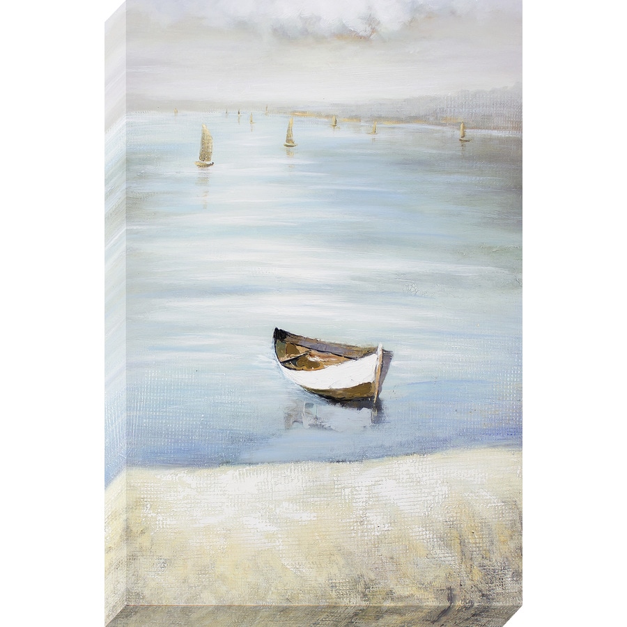 24-in W x 36-in H Frameless Canvas Coastal Print Wall Art at Lowes.com