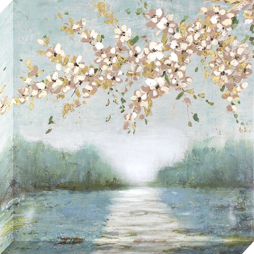 35in W x 35in H Frameless Canvas Landscapes Print Wall Art at