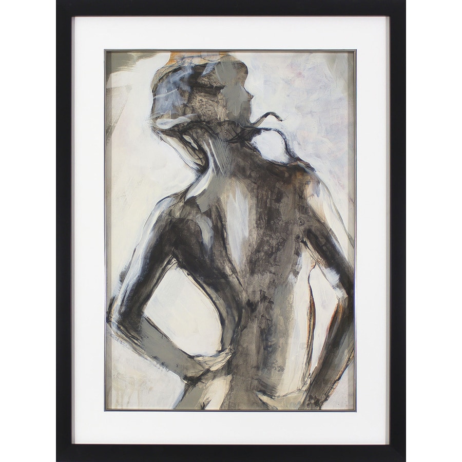 1Piece 32in W x 42in H Framed Figurative Print Wall Art in the Wall