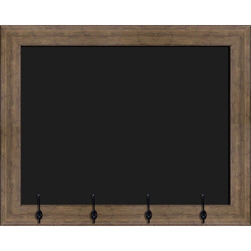 Decorative Brown Frame Chalkboard With Hooks At Lowes Com