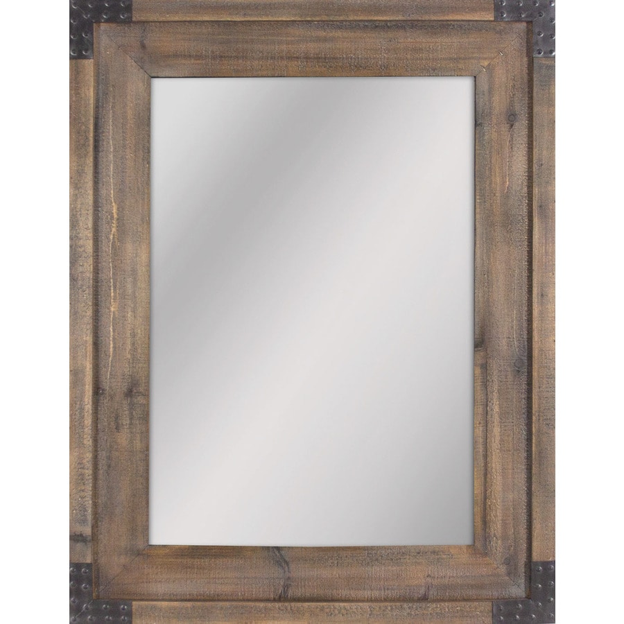 Allen Roth 40 55 In L X 30 31 In W Reclaimed Wood Beveled Wall