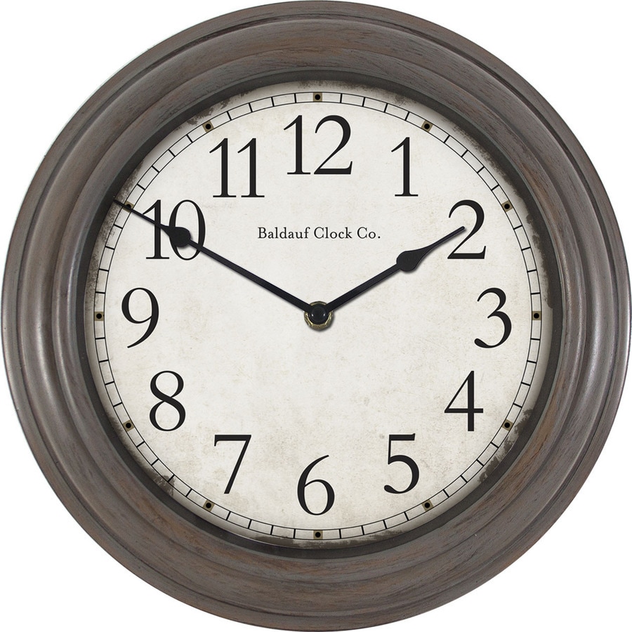 Allen + roth Analog Round Indoor Wall Clock at Lowes.com