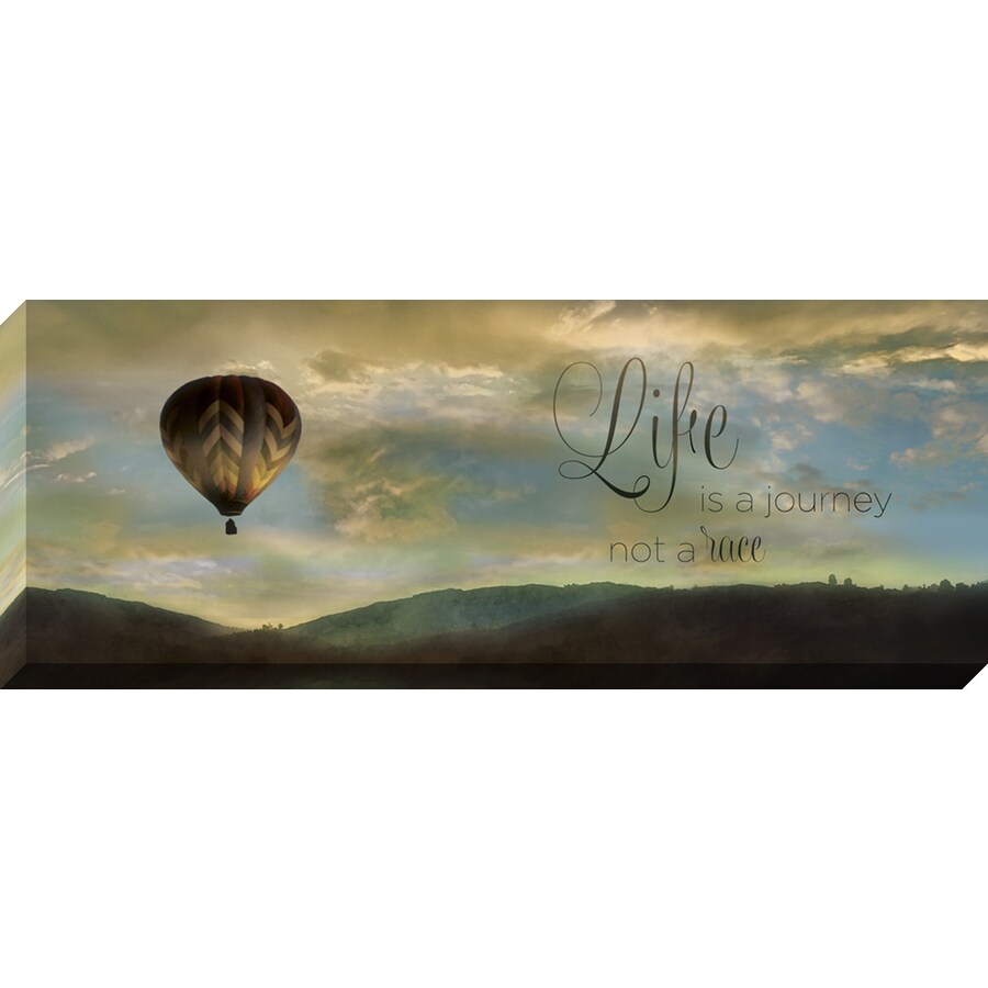 Shop 37in W x 14in H Canvas Inspirational Wall Art at