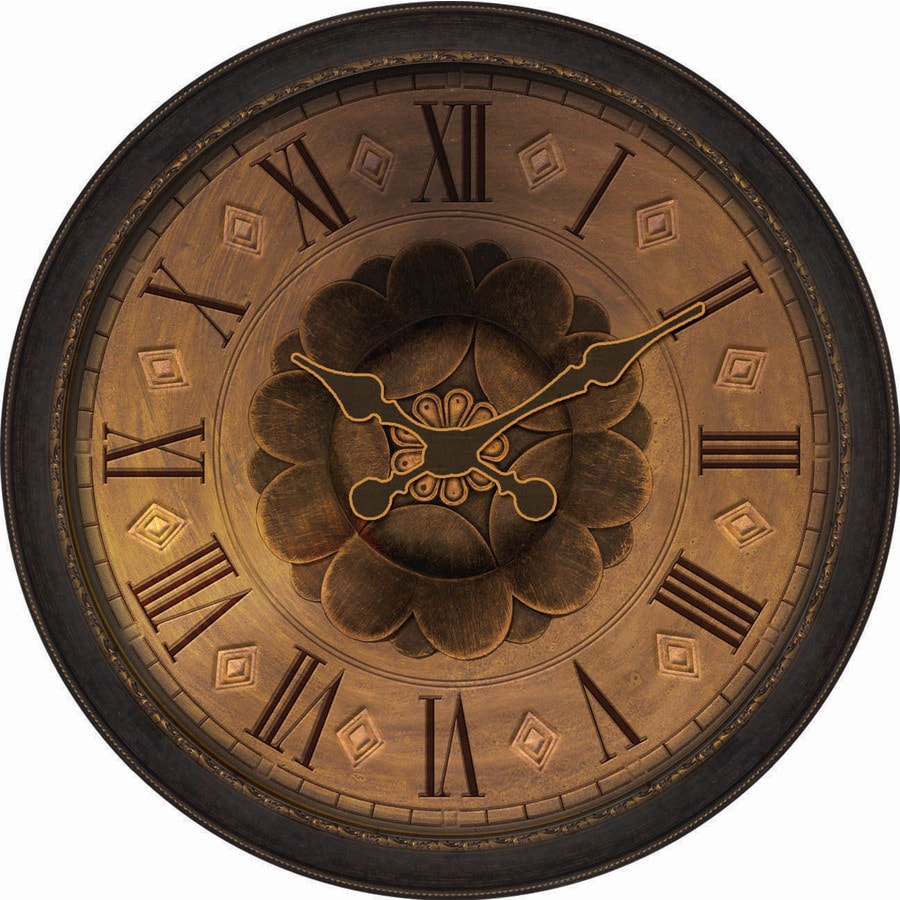 Shop Allen Roth Analog Round Indoor Wall Clock At Lowes Com   740459631775 