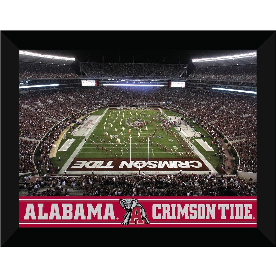 71210LOW Alabama Crimson Tide Photography Framed Art