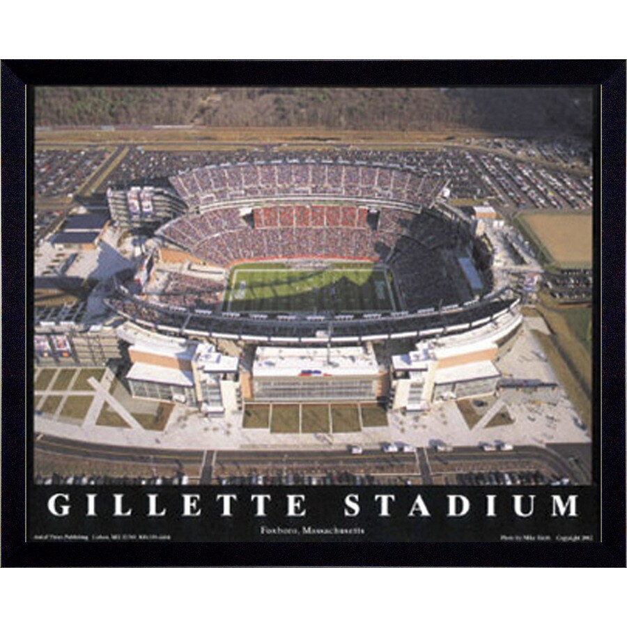 26 W X 32 H Gillette Stadium Framed Wall Art At Com