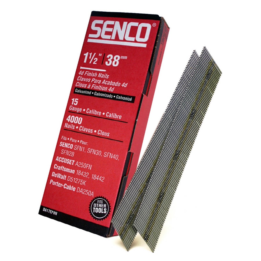 SENCO 11/2" 15Gauge Finish Nail Pack at