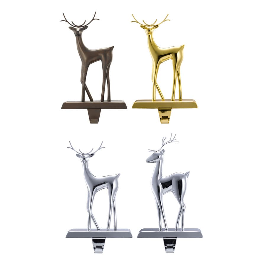 Holiday Living Deer Metal Christmas Stocking Holder at