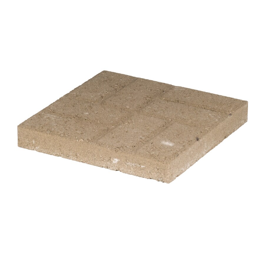  104602211 12-in x 2-in Tan Concrete Patio Stone