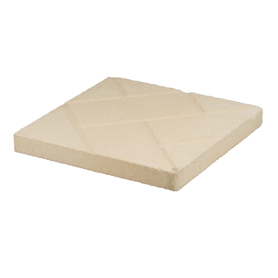 Oldcastle 104810193 16-in x 2-in Sand Concrete Patio Stone