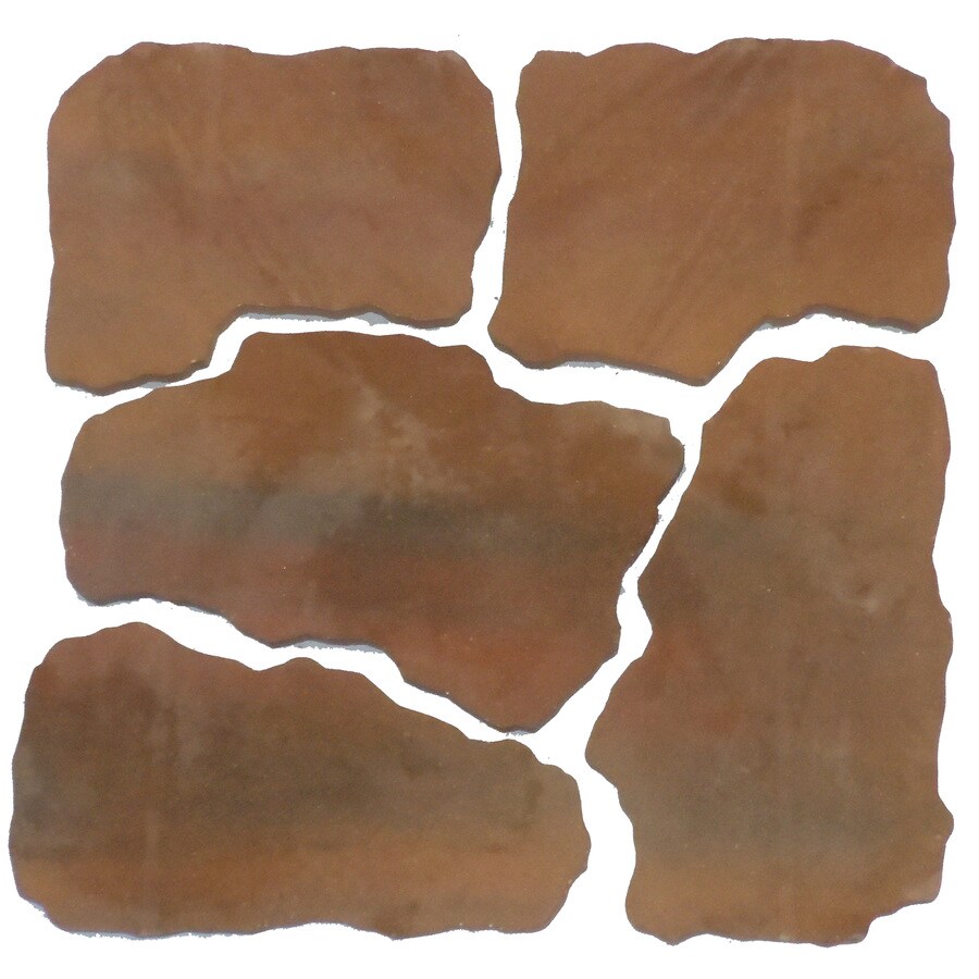  204363 20-in x 15-in x 2-in Autumn Blend Natural Stone Patio Stone