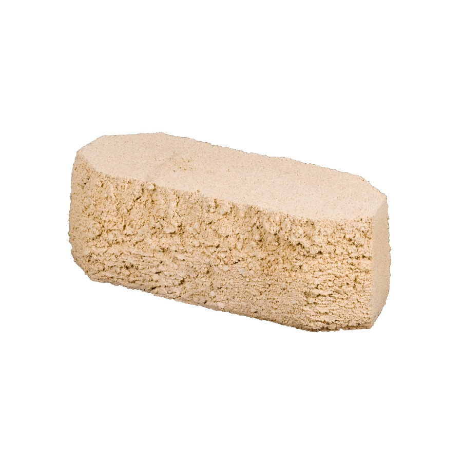 Oldcastle 110606193 4-in H x 12-in L x 5-in D Sand Concrete Retaining Wall Block