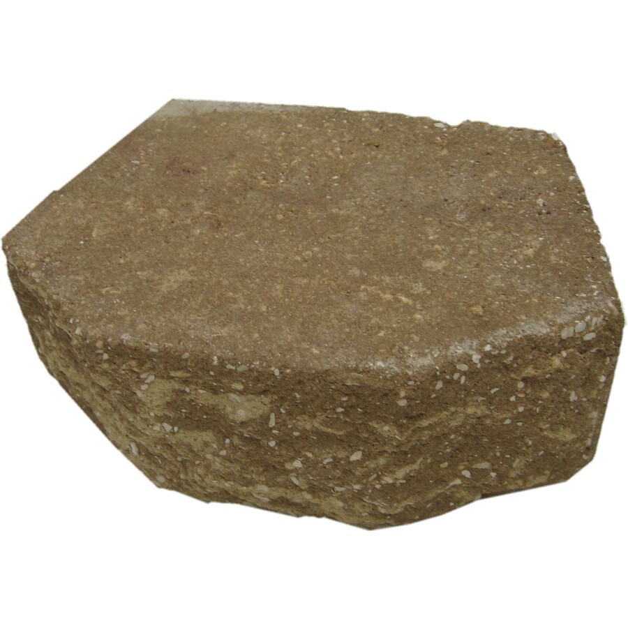 Basic Cappuccino Retaining Wall Block (Common: 4-in x 12-in; Actual: 4-in x 11.5-in)