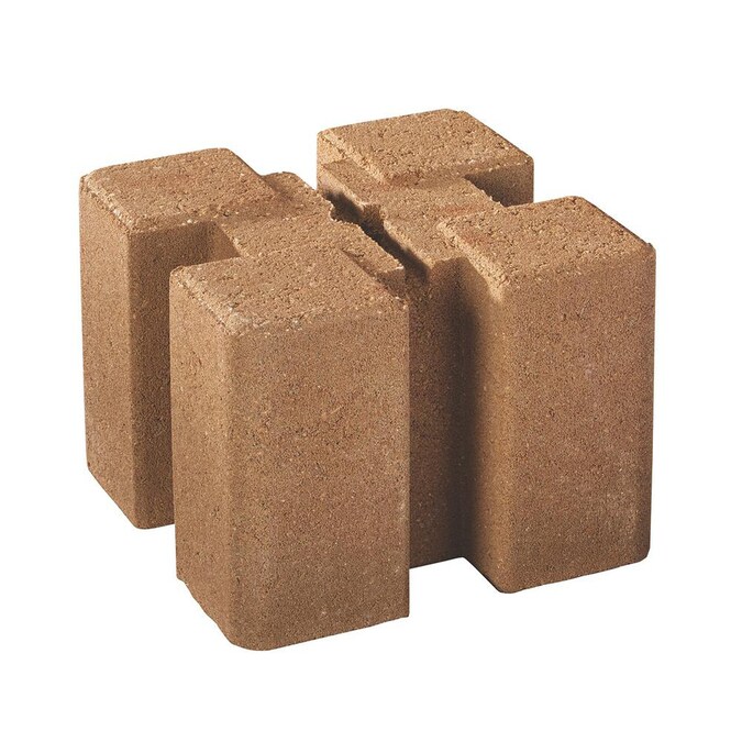 Oldcastle Planter Wall Tan Retaining Wall Block (Common: 6-in x 8-in