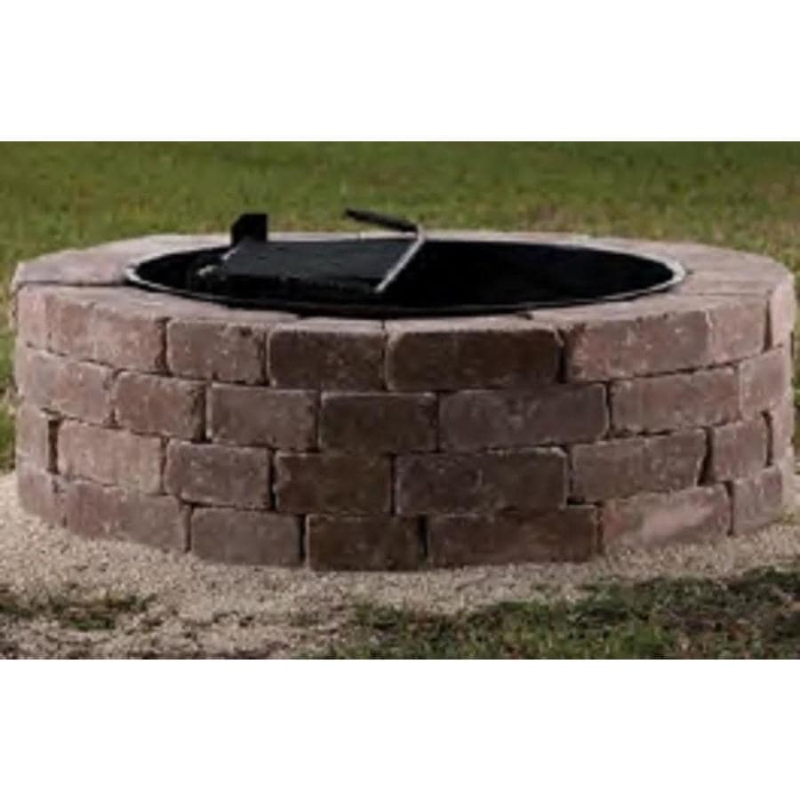 Belgard Firepit Kit 55 In W X 55 In L Rivers Edge Concrete Fire