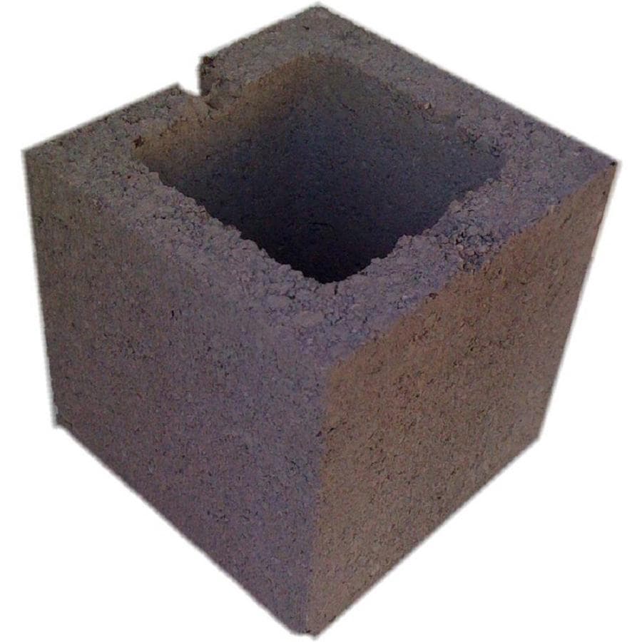 Normal Weight Half Concrete Block (Common: 8-in x 8-in x 8-in; Actual