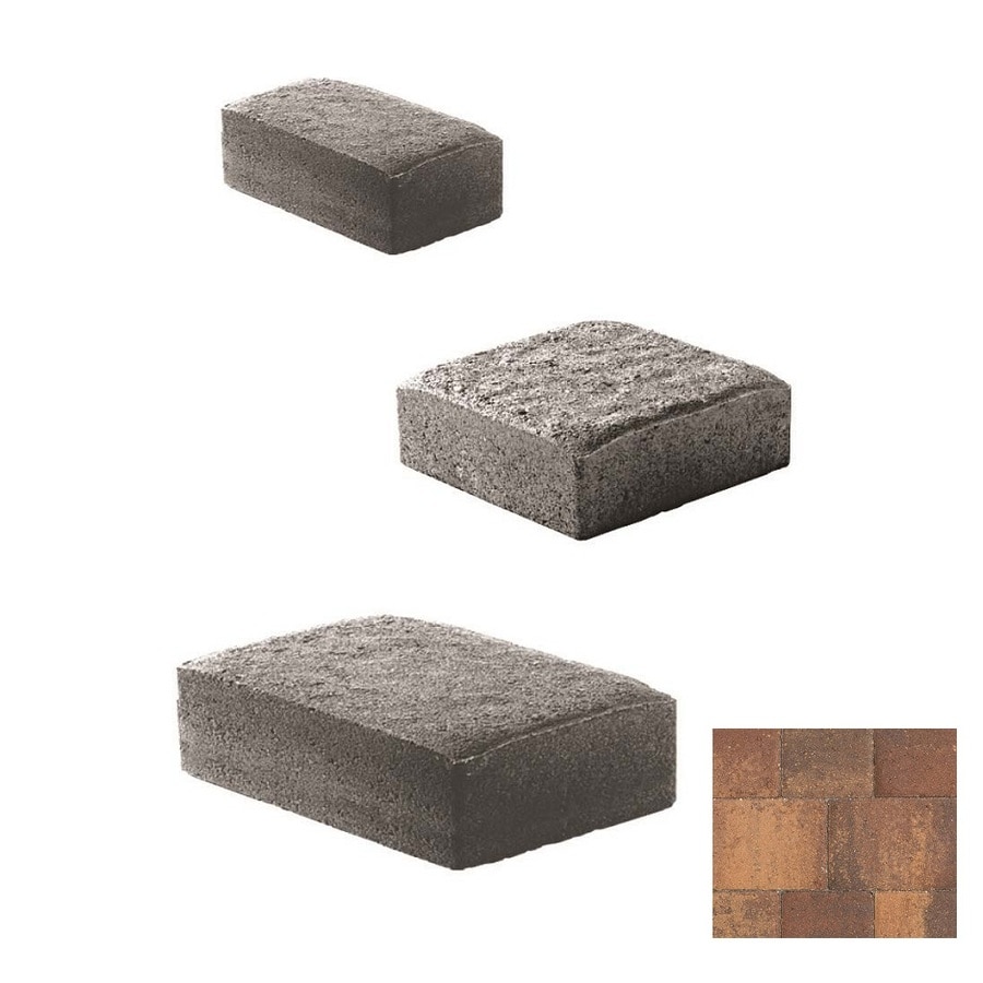Oldcastle Cambridge Cobble 6in L x 6in W x 2in H Concrete Patio Kit