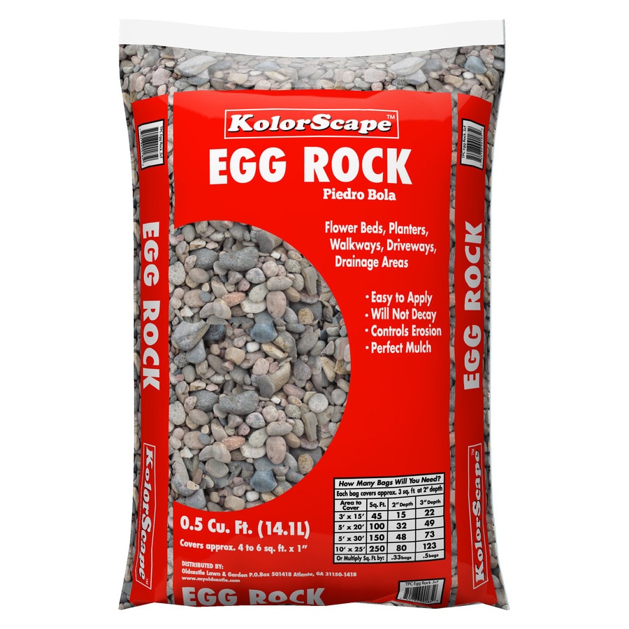 Kolor Scape 0.5cu ft Egg Rock at