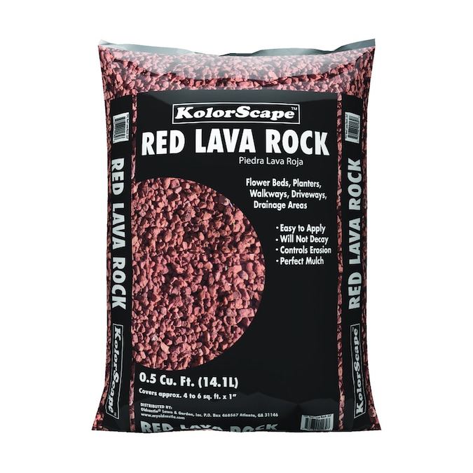 Kolor Scape 0 5 Cu Ft Red Lava Rock In The Landscaping Rock Department At Lowes Com
