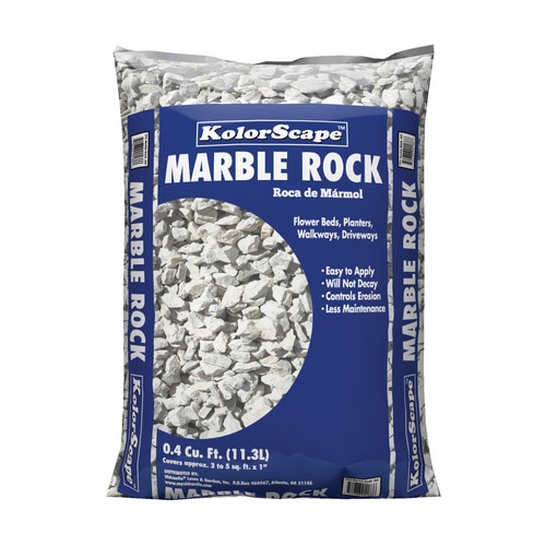 Kolor Scape 0.4-cu ft Gray Marble Chips in the Landscaping ...