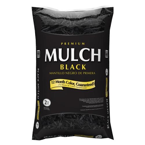 Premium 2 Cu Ft Black Hardwood Mulch In The Bagged Mulch Department At Lowes Com