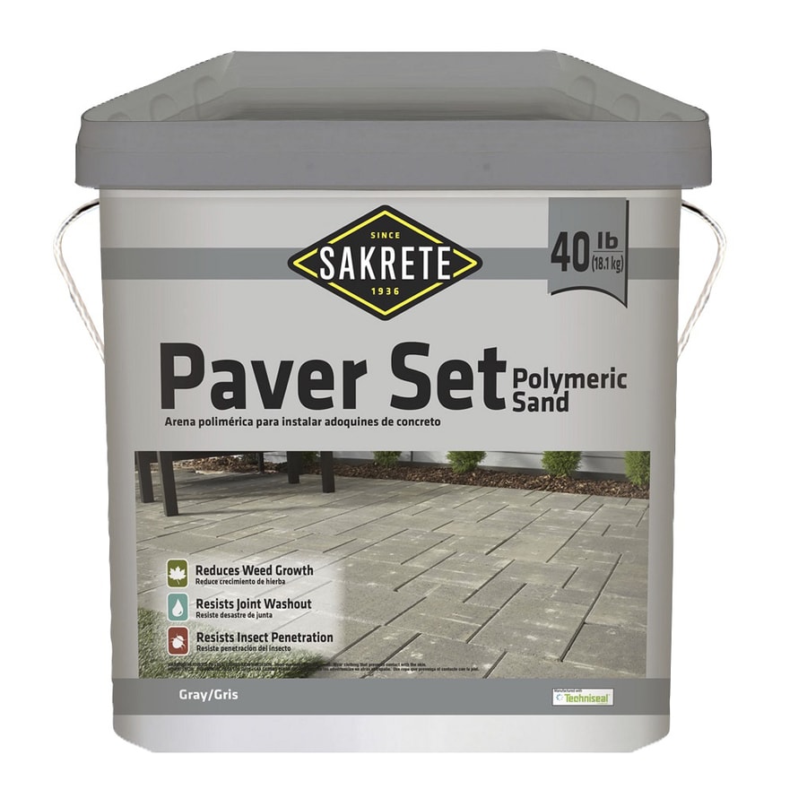 Sakrete 40-lb Gray Paver Polymeric Sand in the Paver Sand department at ...