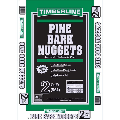 Timberline 2cu ft All Natural Pine Bark Nuggets in the Bagged Mulch