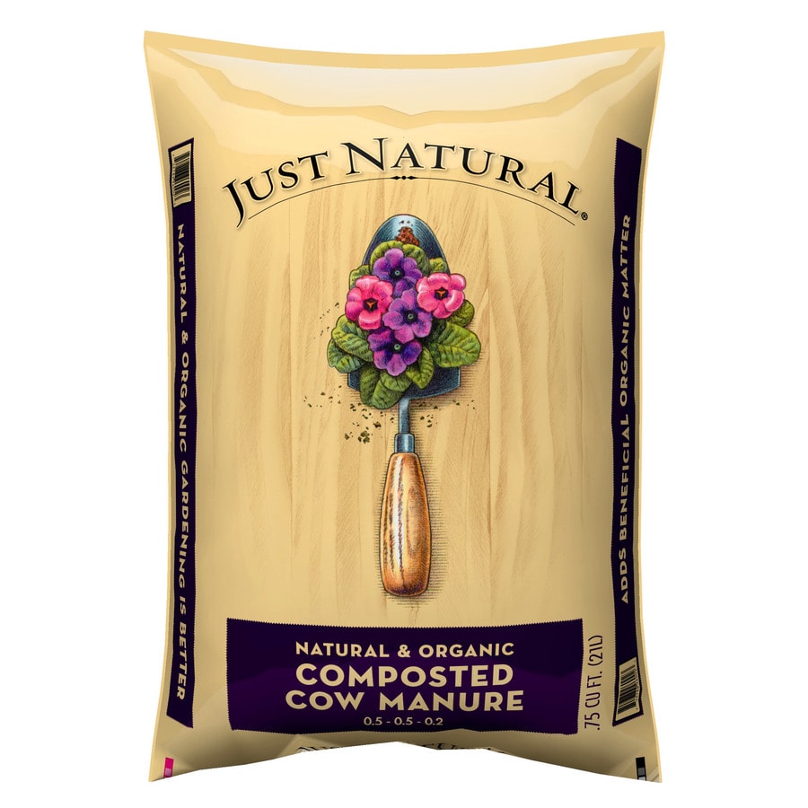 Just Natural 0 75 Cu Ft Organic Compost And Manure At Lowes Com