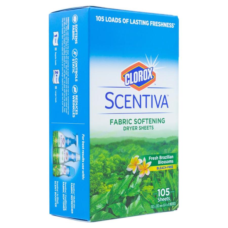 clorox scentiva dryer sheets